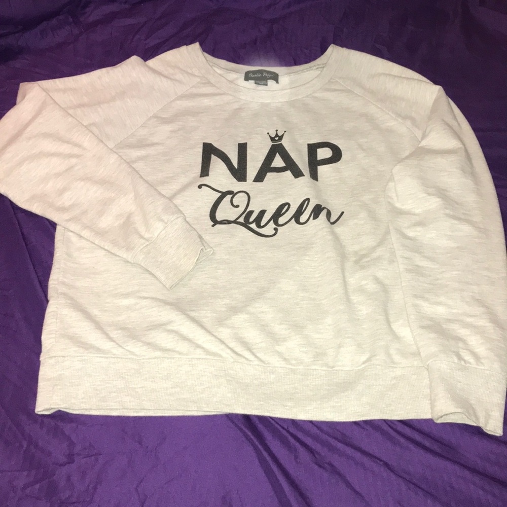 Ladies Nap Queen Sweat Shirt
